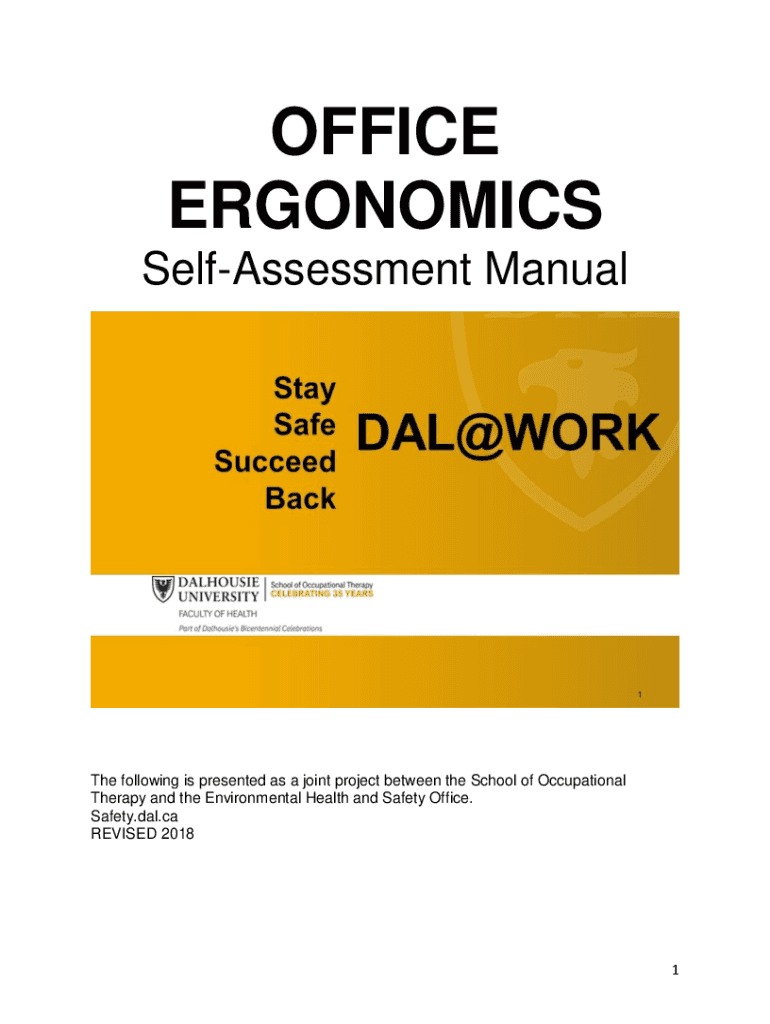 Fillable Online Workstation Ergonomics