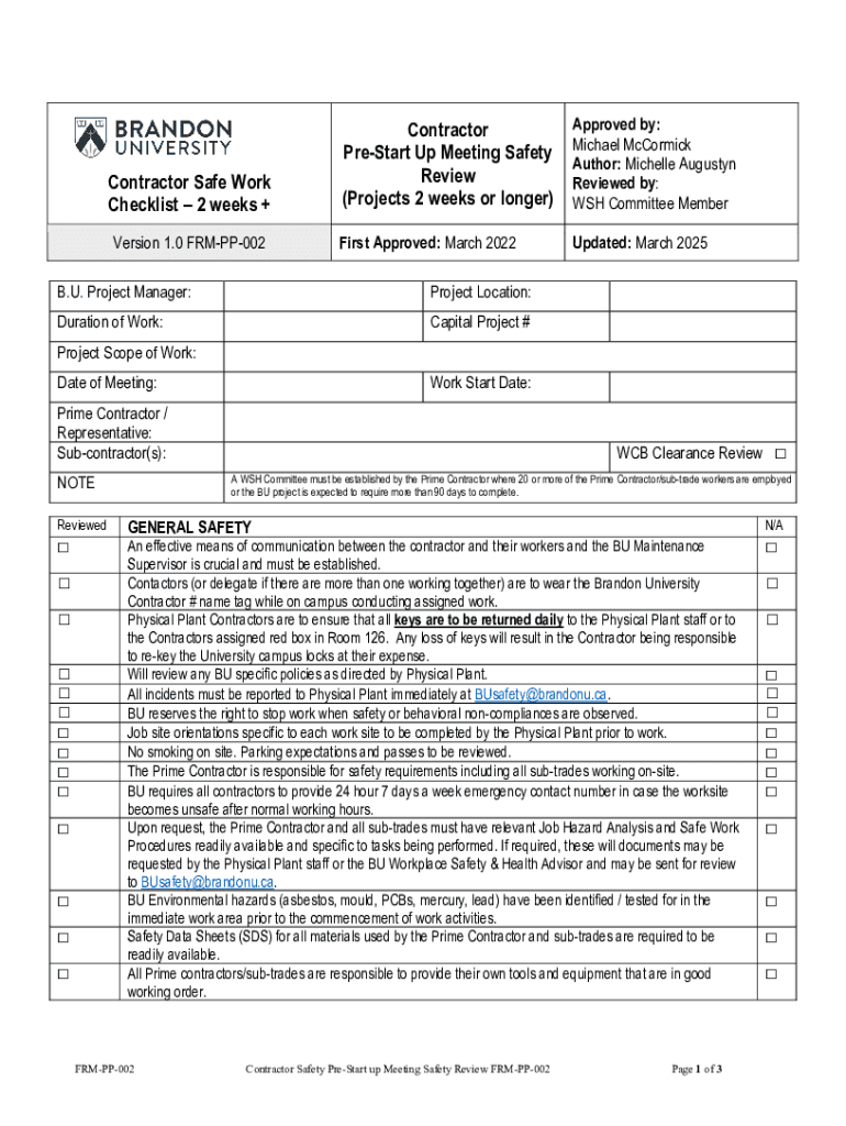 Fillable Online Sample Safety Programs & Plans Fax Email Print pdfFiller