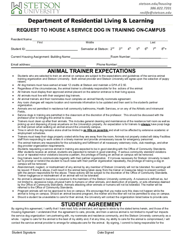 Fillable Online PSDP Service Dog Downloads (Printable PDFs)PSDP Service ...