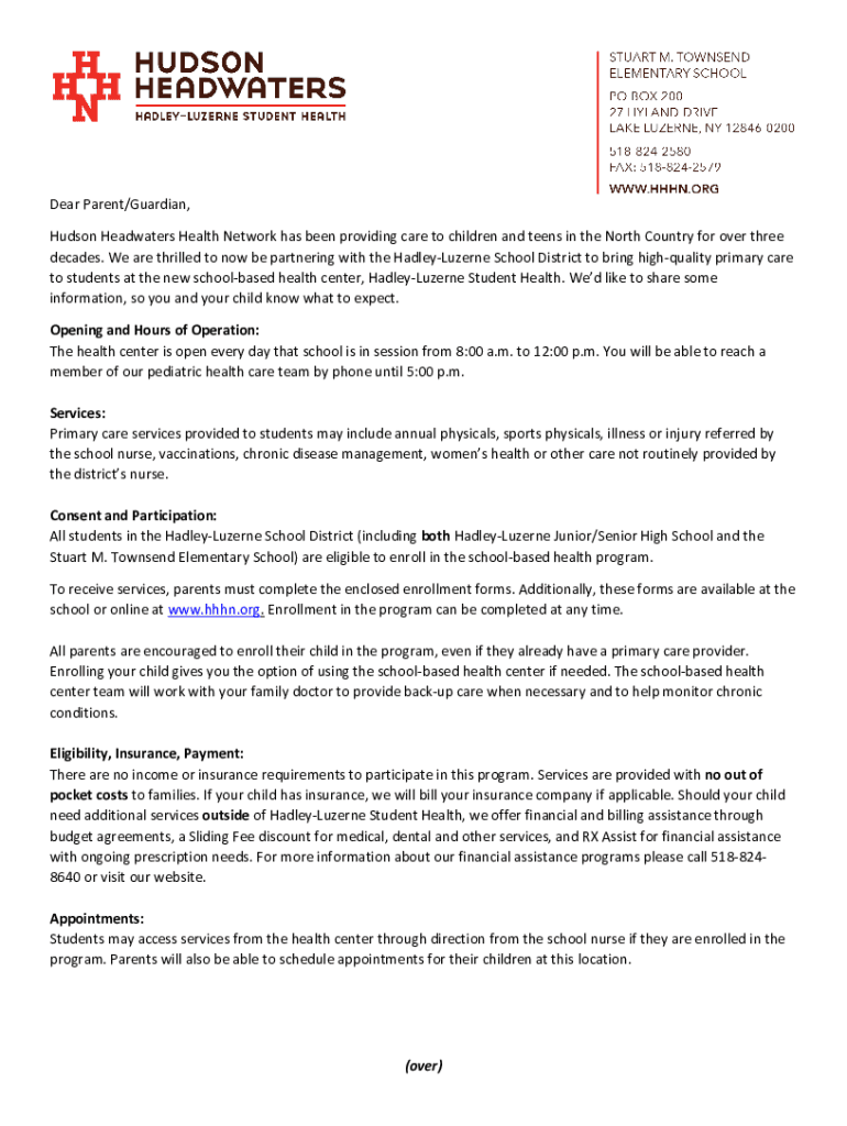 Fillable Online Hudson Headwaters providers are available by