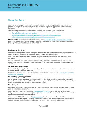 Form preview