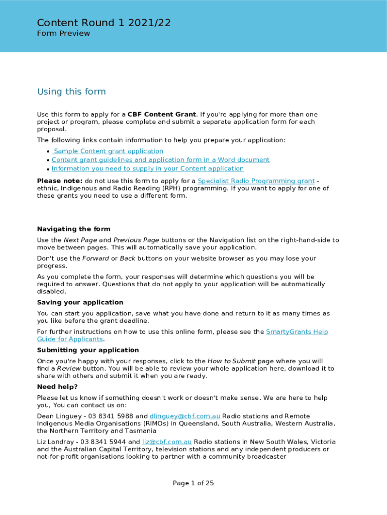 Form preview