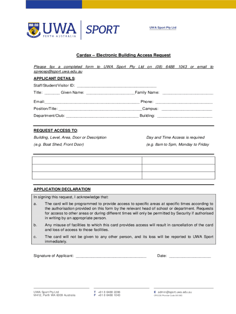 Fillable Online www.sport.uwa.edu.auformsbrand-ambassadorBrand ...