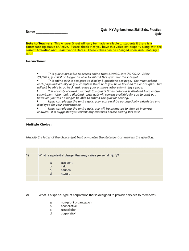 Form preview
