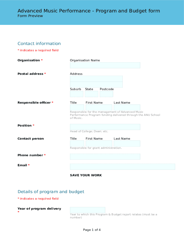 Form preview