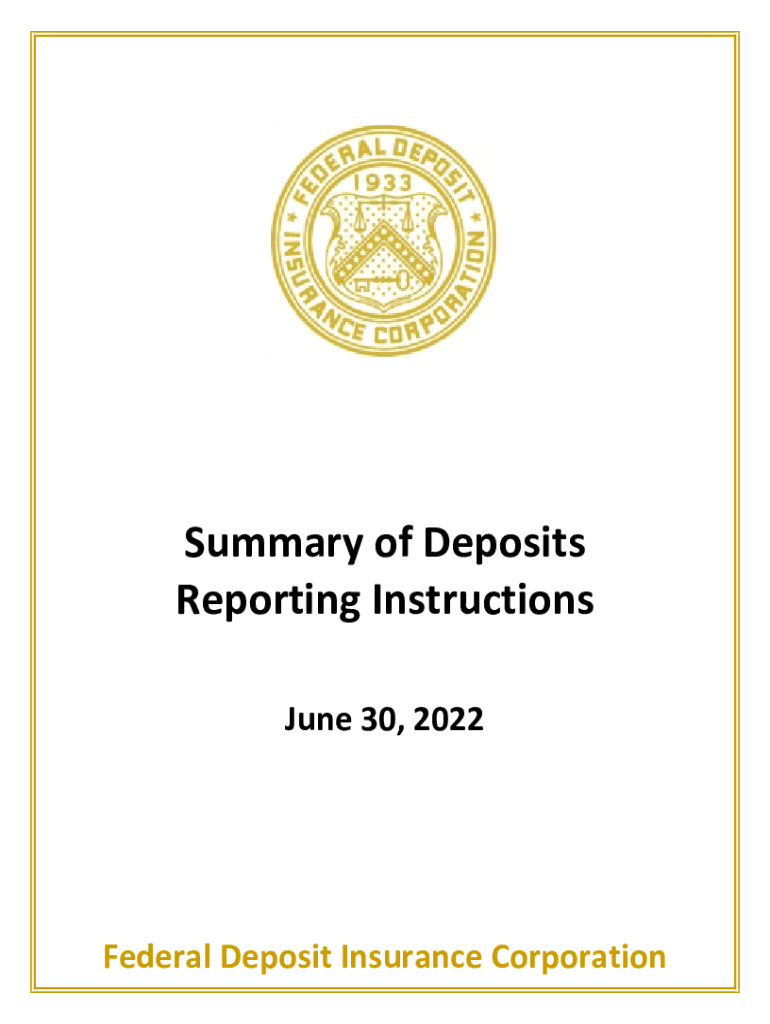 Fillable Online www.fdic.govcallsummaryofdepositsFDIC Bank Call