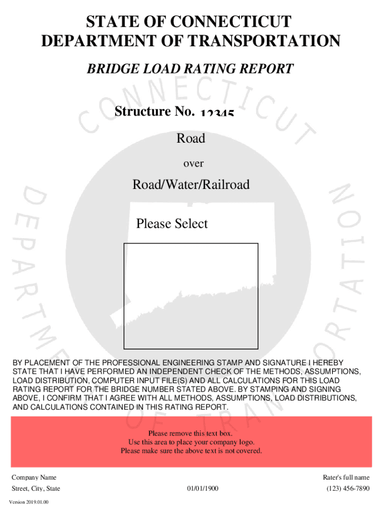Fillable Online Bridge Load Rating Form Fax Email Print pdfFiller
