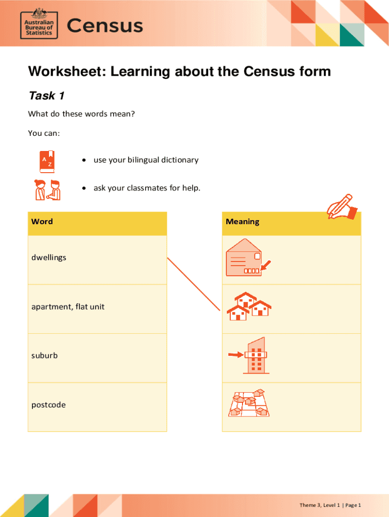 Fillable Online k12workbook.comworksheet-conceptsample-census ...