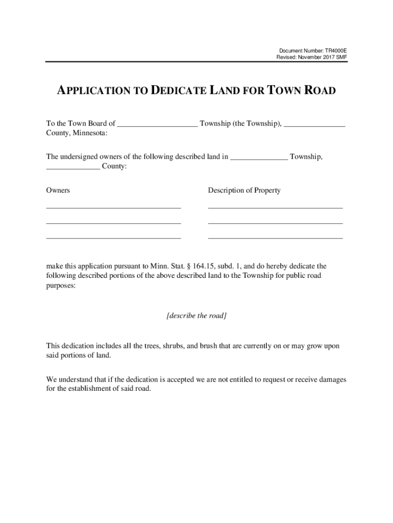 township road Preview on Page 1