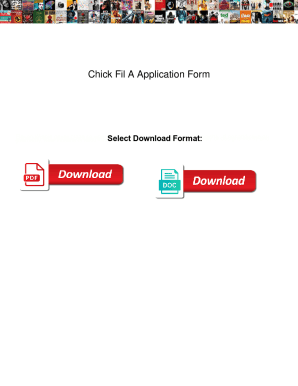 Fillable Online hps co Chick Fil A Application Form. Chick Fil A ...