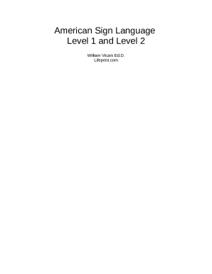 Learning American Sign Language: Beginning and Intermediate, Levels 1-2 ...