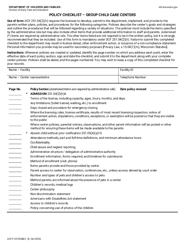 COVID-19 Child Care Information for ProvidersWisconsin Department of Preview on Page 1
