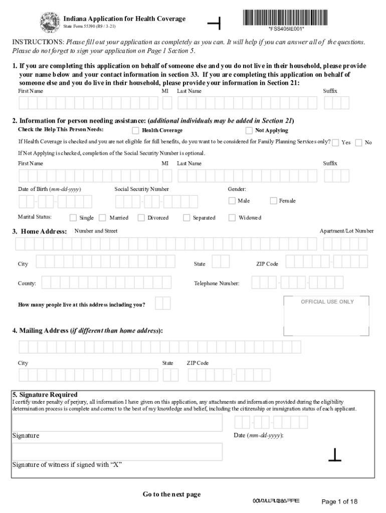 state form 55390 Preview on Page 1