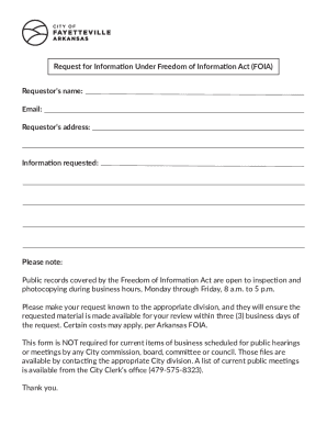 foia request form