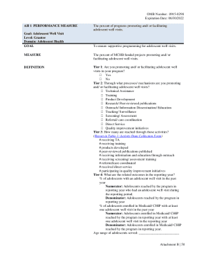 Fillable Online mchb hrsa Maternal and Child Health Bureau MCHB Fax ...