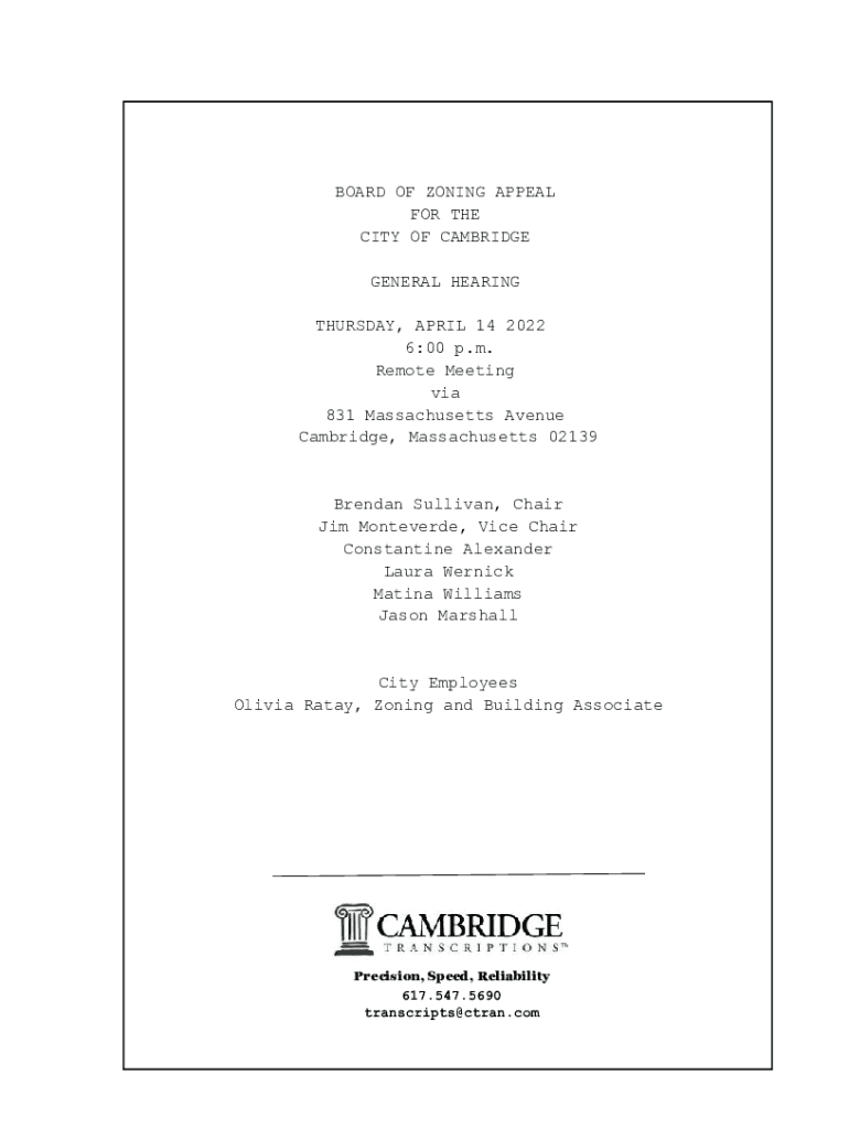 Cambridge Ma Zoning Board at Tim Joseph blog