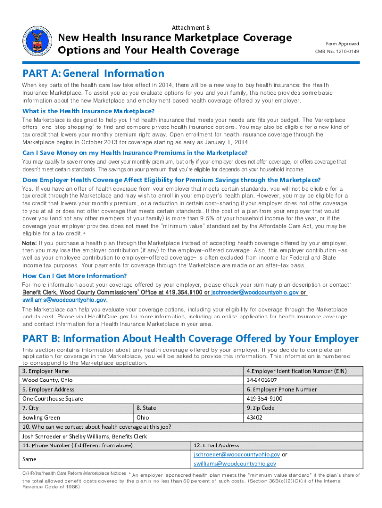 Fillable Online www.colgate.edumedia39396New Health Insurance Marketplace Coverage Options and