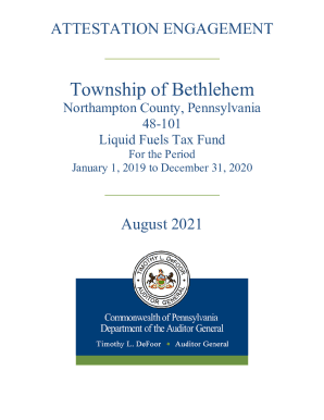 Bethlehem, Township of - Northampton County - Liquid Fuels Tax ...