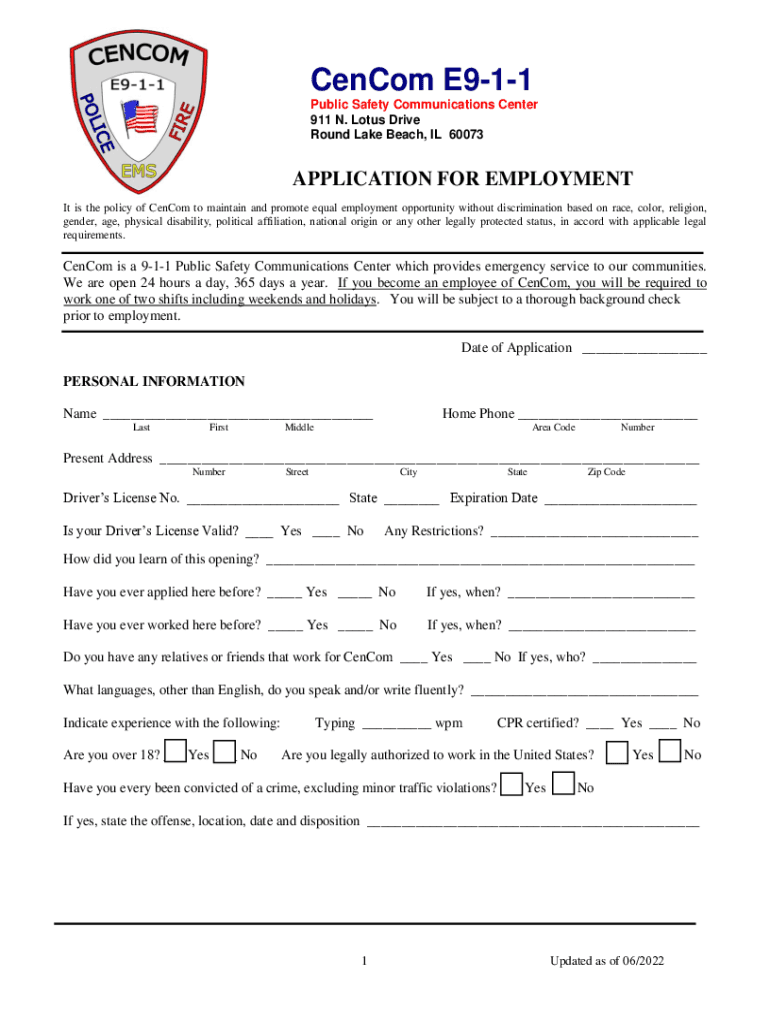 911 N Lotus Drive Round Lake Beach, IL 60073-2444 Fax (847) 270-9115 Preview on Page 1