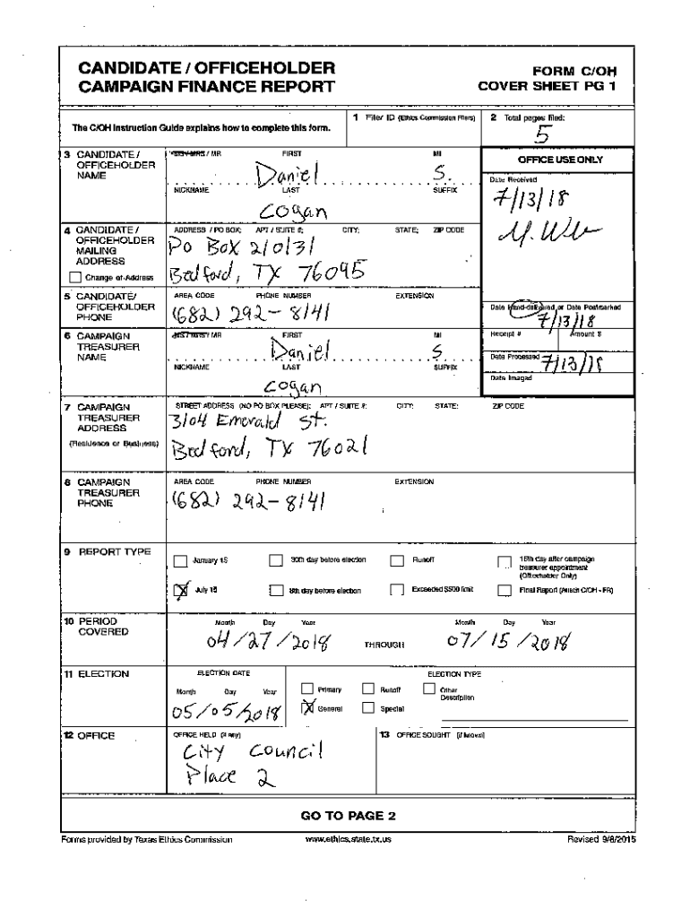 Fillable Online Financial Disclosure OEC OhioAll FPPC FormsAll FPPC