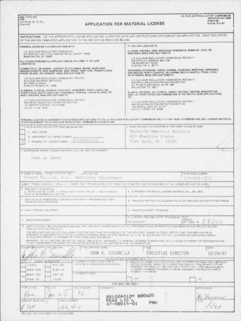 Fillable Online Application for renewal of License 470801901.Fee paid