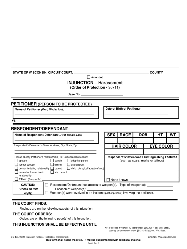 doj state wi usrestraining-ordersRestraining OrdersWisconsin Department of Justice Preview on Page 1