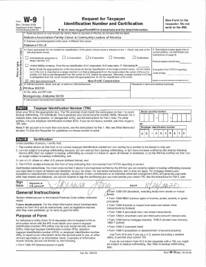 Fillable Online Form W-9 Request for Taxpayer Identification Number and ...