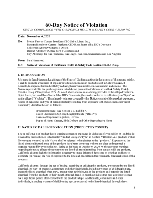 Fillable Online oag ca Proposition 65 Warnings Website - Your right to ...