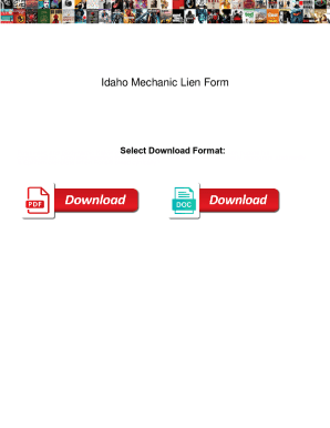 Idaho Mechanic Lien Form. Idaho Mechanic Lien Form european
