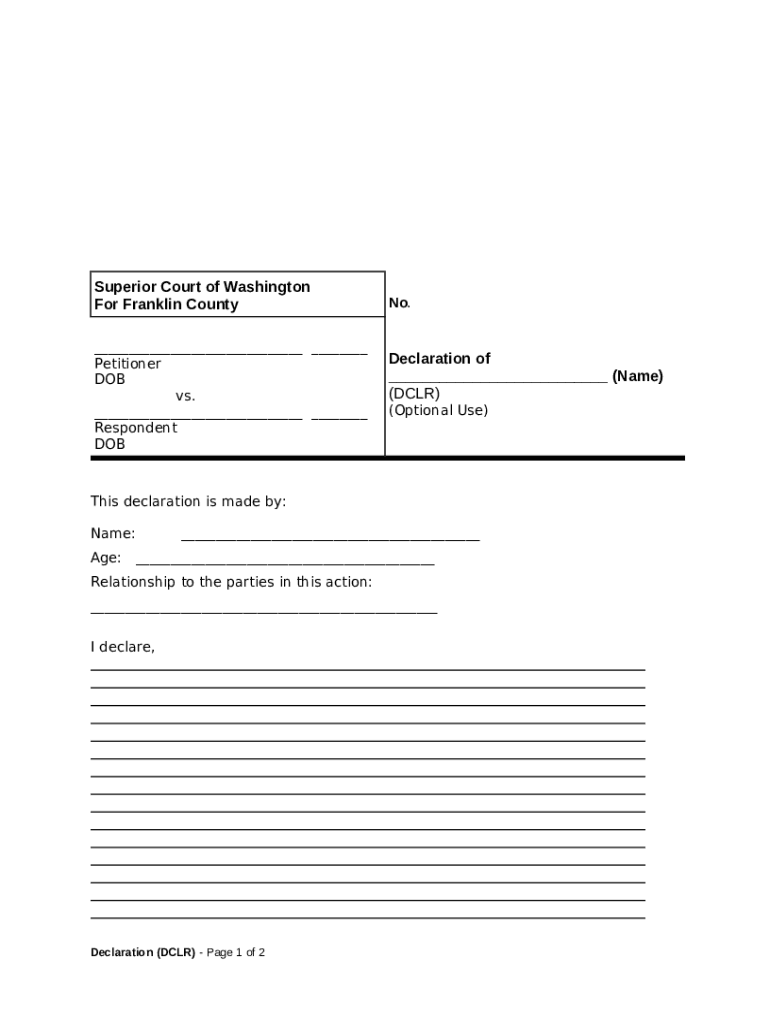 Superior Court Clerk Chelan County Washington Doc Template PdfFiller