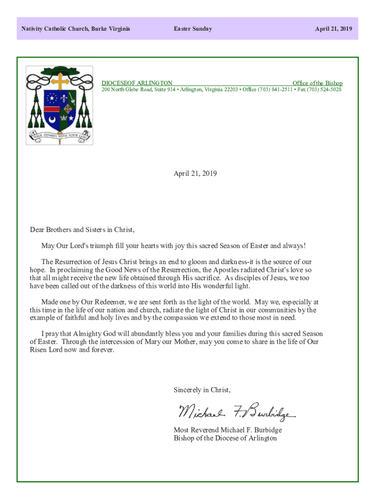 Fillable Online Nativity Parish Burke YouTubeNativity Parish Burke