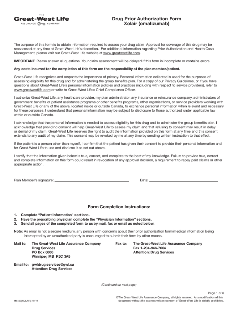 Fillable Online Drug Prior Authorization Form - () Fax Email Print ...