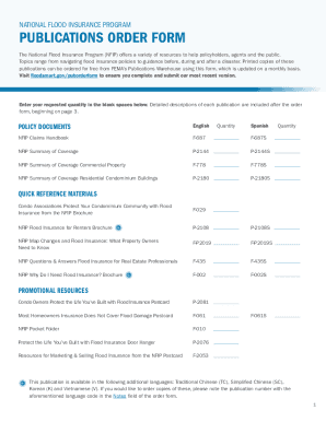 Ready Materials Order Form