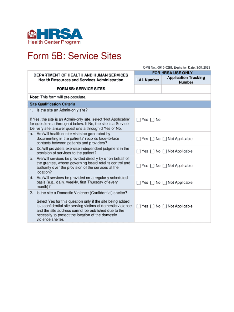 Fillable Online bphc hrsa FOR HRSA USE ONLY DEPARTMENT OF HEALTH AND