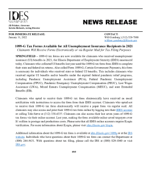 Fillable Online ides illinois 1099-G Tax Forms Available for All ...