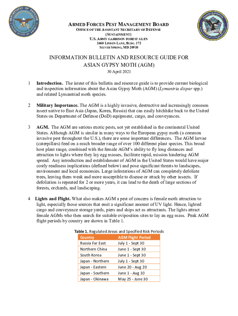 Fillable Online Armed Forces Pest Management Board Under Secretary of