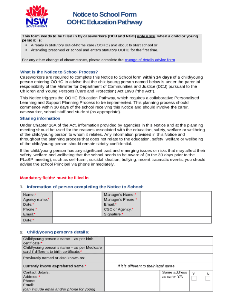 Case plan template - Out-of-Home care - NGO Learning Doc Template ...