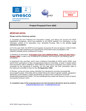 Project Proposal Form 202 - UNESCO