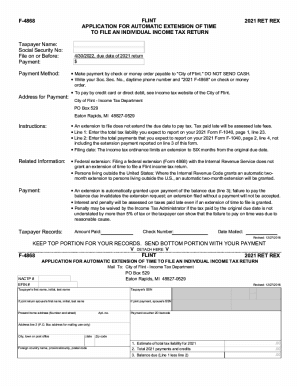 Fillable Online Fillable Form 4868: Application for Automatic Extension ...