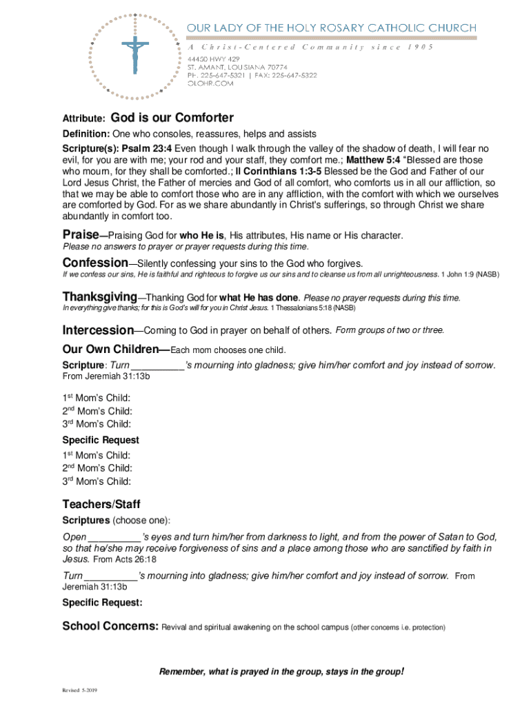 Fillable Online What Does the Bible Say About God Is Our Comforter? OpenBible.info Fax Email