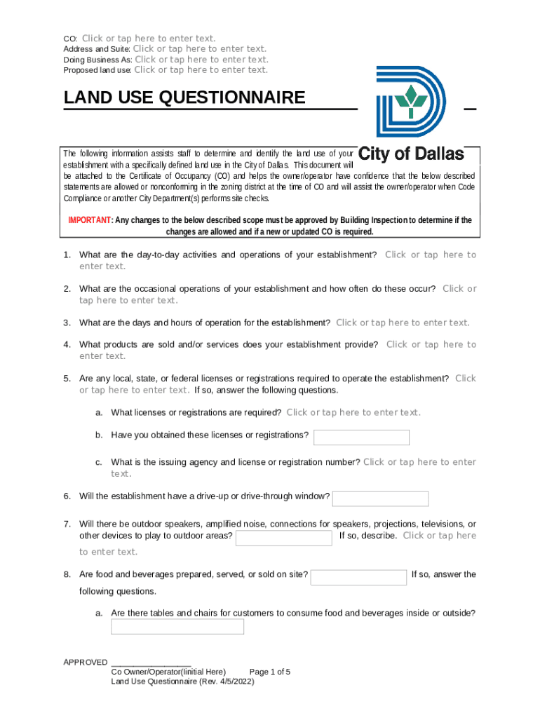 Questionnaire to Determine Visual Impact Assessment (VIA) Level Doc