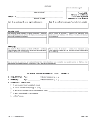 FLR 17C - Ontario Court Forms