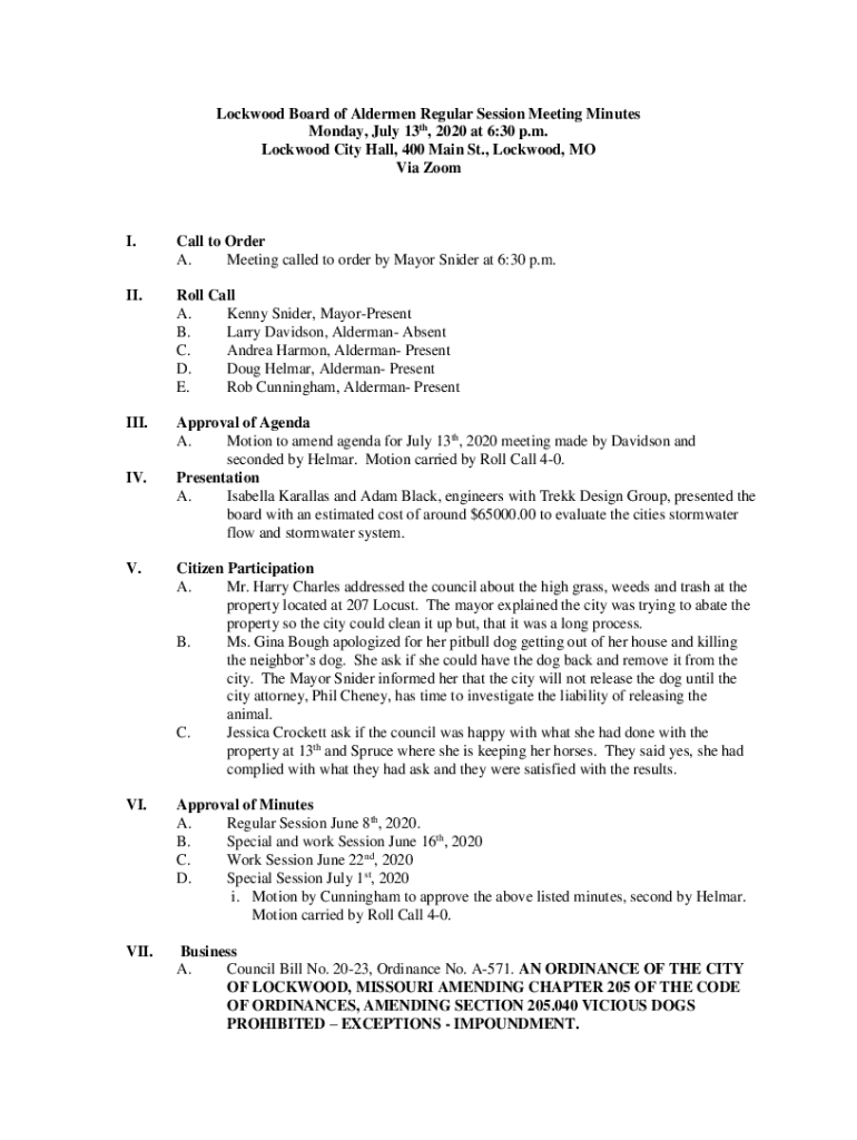 Fillable Online City