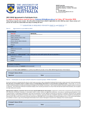 Fillable Online SIGNATURE IS REQUIRED FOR BOTH PART A and PART B Fax ...