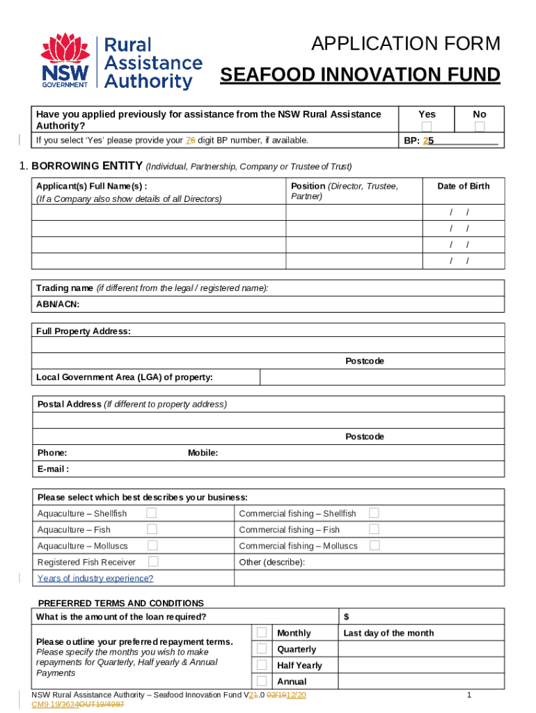 Farm Innovation Fund Online - raa.nsw.gov.au Doc Template | pdfFiller
