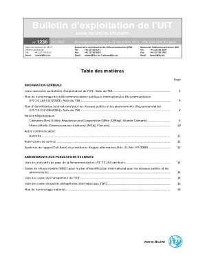 Fillable Online Liste des indicatifs tlphoniques internationaux par