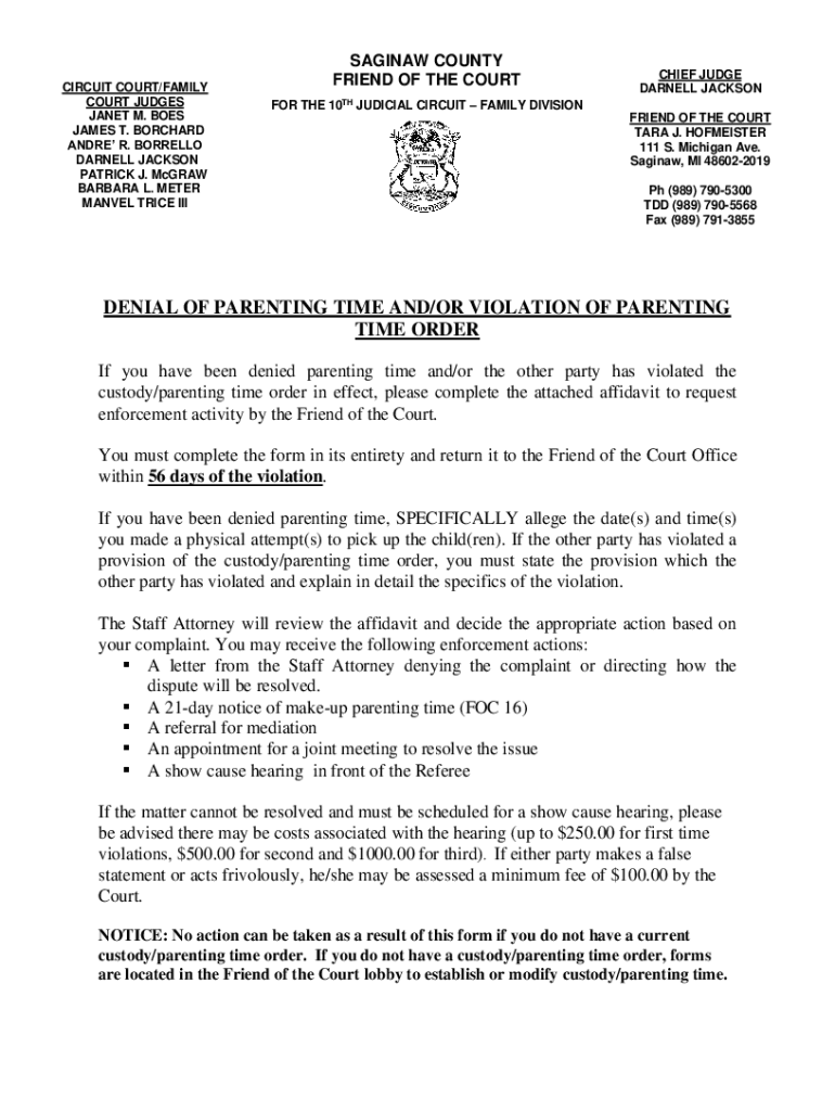 COVID-19 Remote Access ResourcesCounty of Saginaw, MIWV Judicial System JudgesFamily Court JudgesWV  Preview on Page 1
