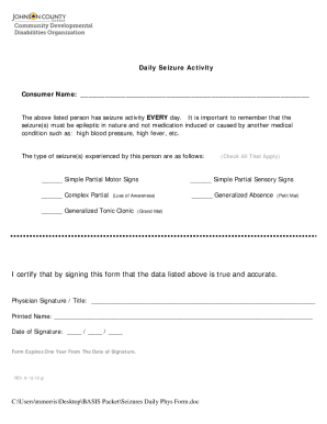 Fillable Online Simple Partial Seizure: Symptoms, Treatments, and More ...