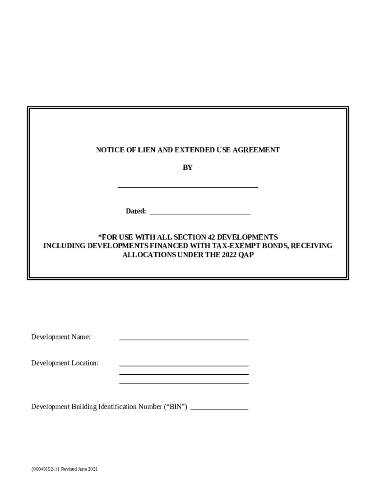 2022 E Tax Credit Lien Revision For 2022 Allocations Indiana