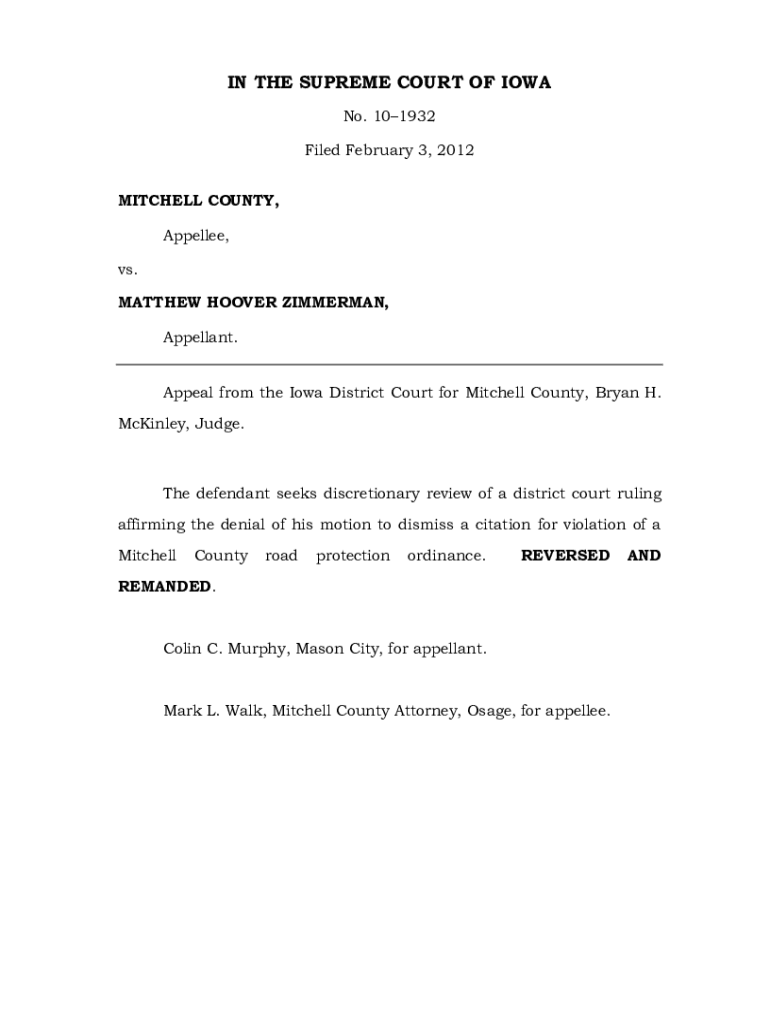 Fillable Online STATE OF IOWA, vs. TRACEY ANN RICHTER, Defendant